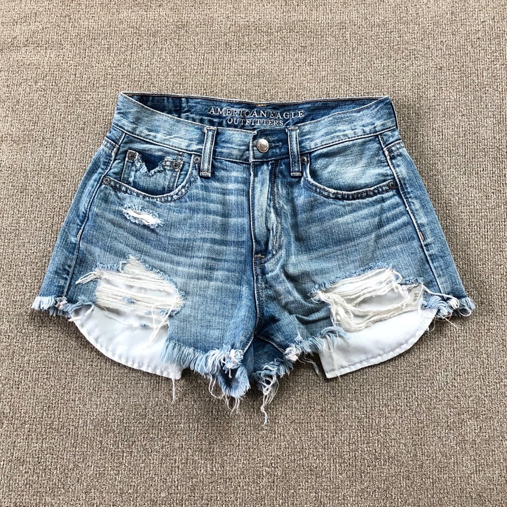 AE Distressed Hi-Rise Festival Shorts